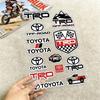 FOR TOYOTA TRO GR Safety Reflective Waterproof Auto Decal Scratch Cover Stickers Universal For Bike Helmet Mug Refrigerator