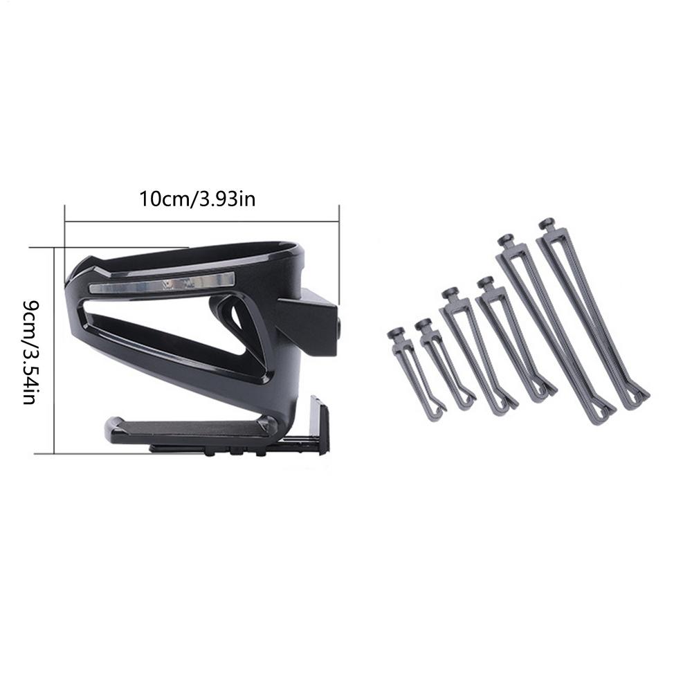 Многофункциональное автомобильное крепление для бутылки с зажимами, регулируемый автомобильный держатель для стакана для кофе, напитков, молока