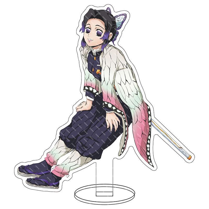 Убийца демонов: Подставка Kimetsu no Yaiba Танджиро Незуко двусторонняя HD акриловая фигурка аниме Жуткий Праздничный подарок 16 см