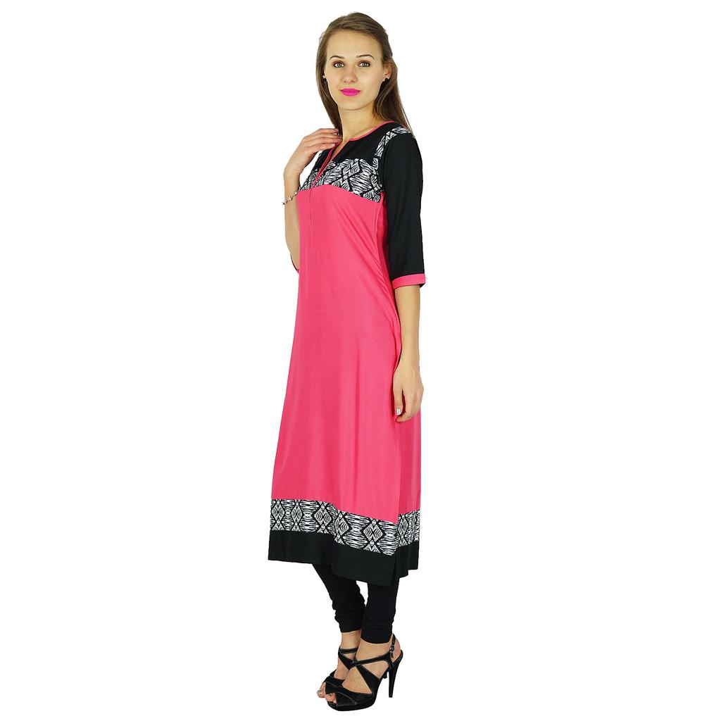 Phagun Indian Designer Bollywood Kurta Women Ethnic Kurti Cotton Tunic Dress