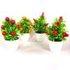 Home Decoration Artificial Plants Bonsai Fruit Tree potted Orange Berries Pomegranate Chili