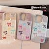 Ретро бант яблоко 16 чехол для мобильного телефона 17 для iphone15promax противоударный 14 милая девушка 13 силиконовый мягкий