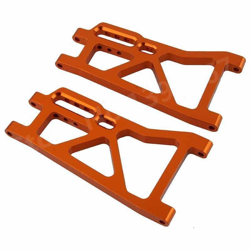 2Pcs FS Racing 513008 Aluminum Alloy Rear Lower Suspension Arm (AL.) For 1/10 Scale Models RC Car Truck Brushless Upgrade Parts