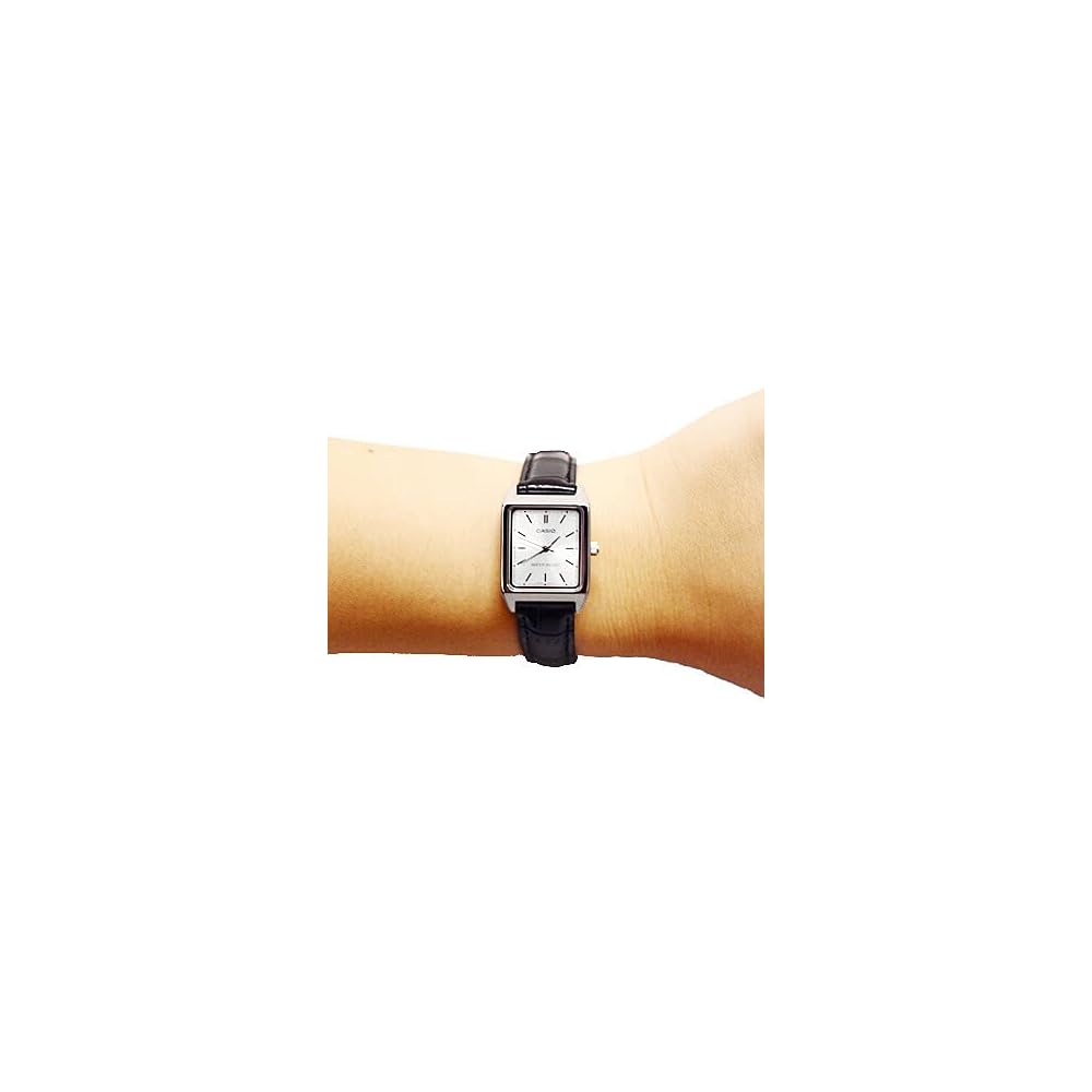 Casio Standard LTP-V007L-7E2 Women's Simple Square Leather Watch Brown Business Casual