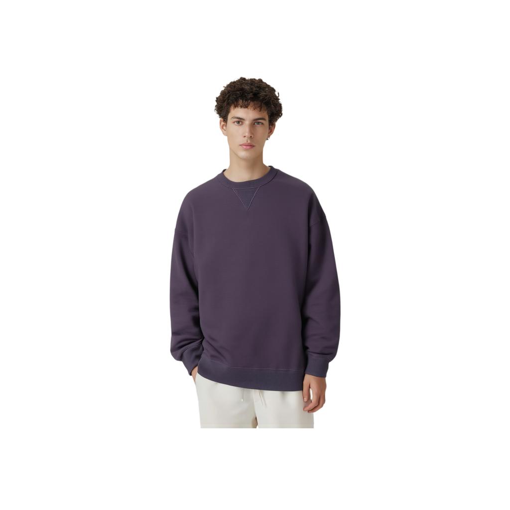 Nike Loose Fit Crew Neck Long Sleeve Sweatshirt Men tops Deep-Purple FV4883-540
