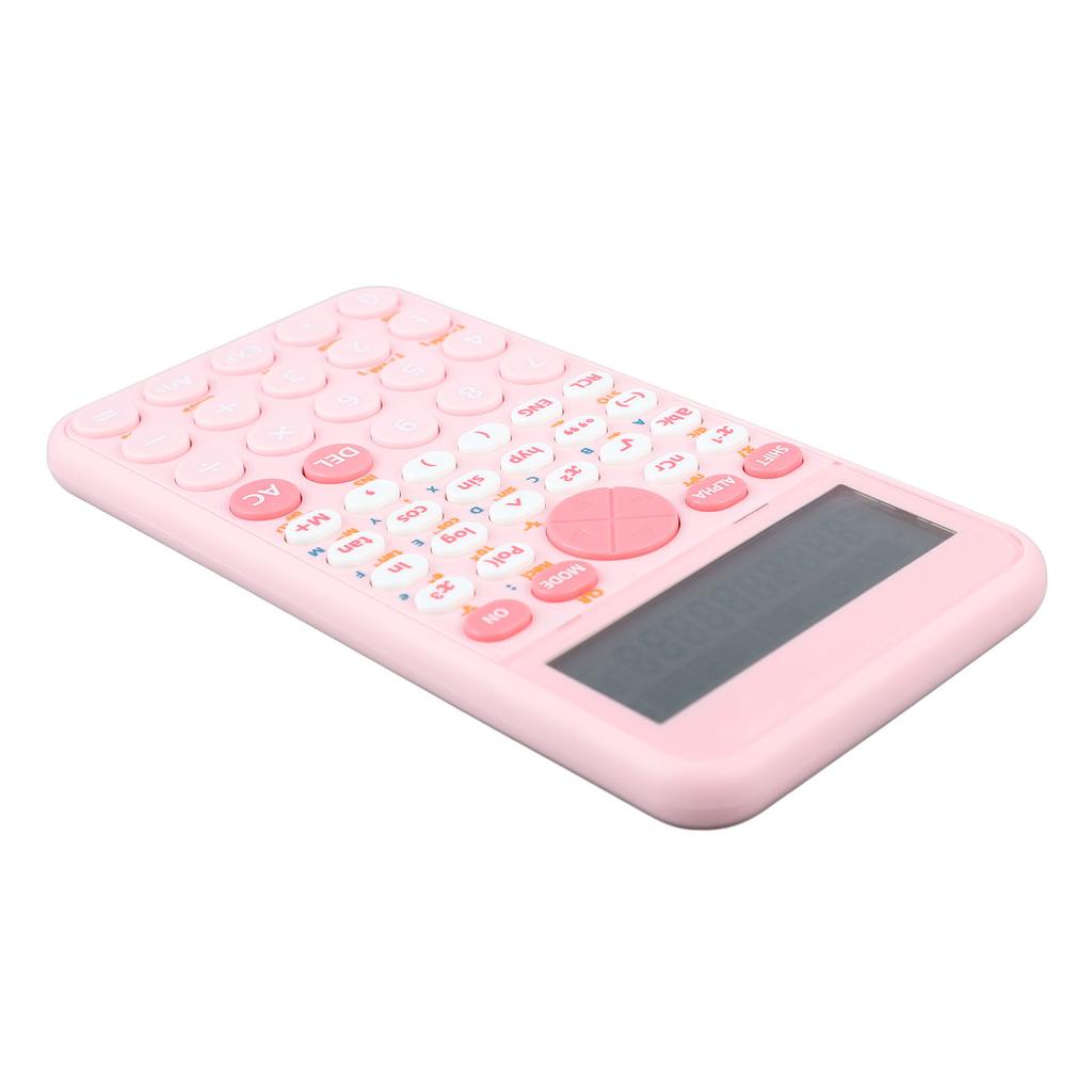 Scientific Calculator 2 Rows LCD Display 240 Functions Battery Powered Desk Calculator for Office School Business