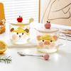 Creative Cute Cartoon Cute Pig Cute Dog High Borosilicate Glass Mug Cup Coffee Cup Water Cup Couple Breakfast Cup