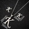 English Letter Necklace & Earring Set: Fashionable Jewelry for Women