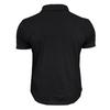 Men's Lapel T-shirt with Chest Pockets Short Sleeve Button-up Collar Tee Solid Color Casual Pullover Tee Shirt for Gym Streetwear