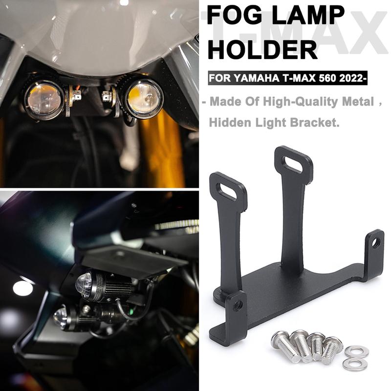 New Spotlight Bracket For YAMAHA TMAX560 TMAX 560 T-MAX560 Accessorier 2022 2023 Auxiliary Lamp Bracket