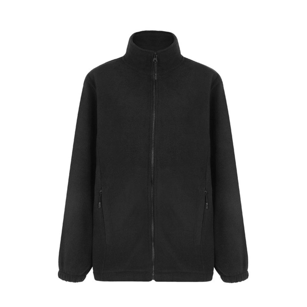 Zipper Up Fleece Outwear Coats for Men Winter Warm Casual Sweater Jackets Couple's Fashion Sportwear Coat