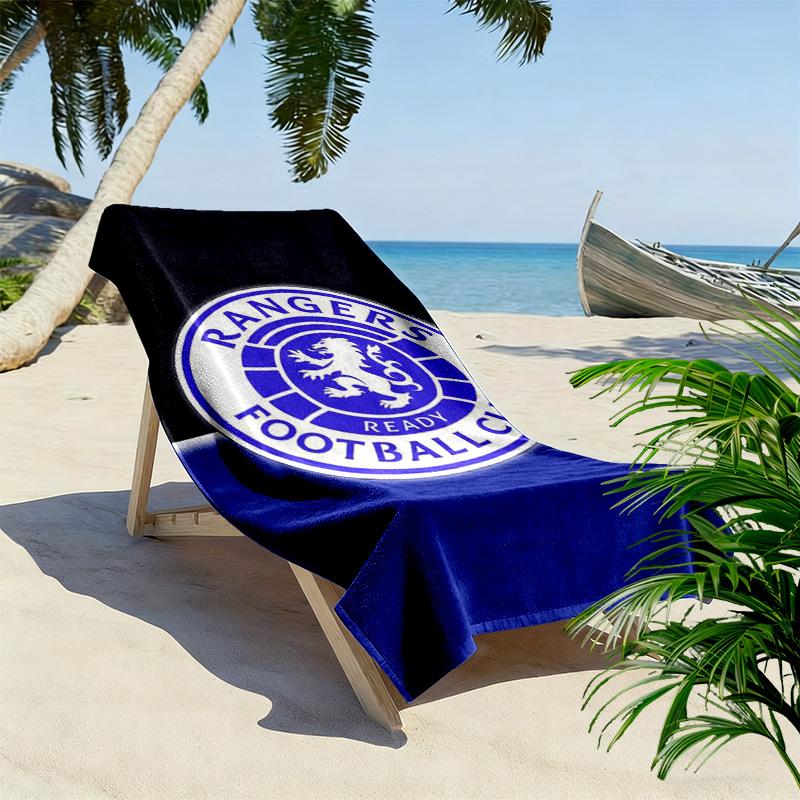Rangers F.C Print Beach Towel, Large Soft Quick Dry Towel for Beach Camping Swimming