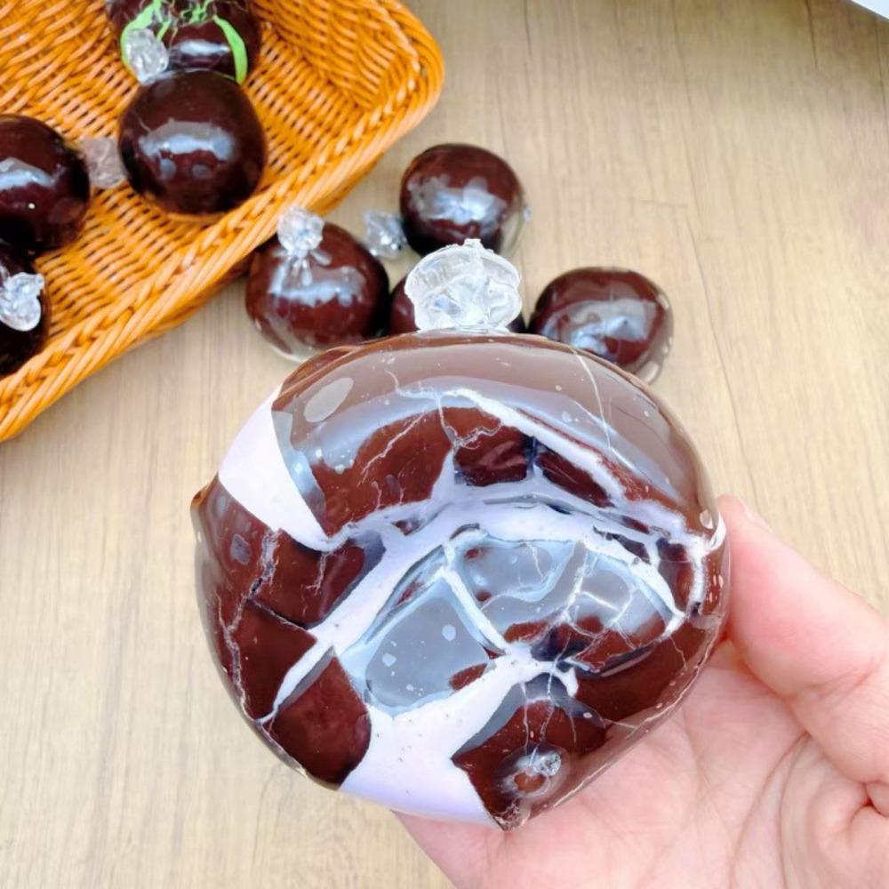 Мятный Черный Шоколад Сенсорная Игрушка-Антистресс Медленно Возвращающая Форму Хрустящий Шар Снимающий Стресс Хрустящий Шоколад Восковое Покрытие Ручная Работа Шарик