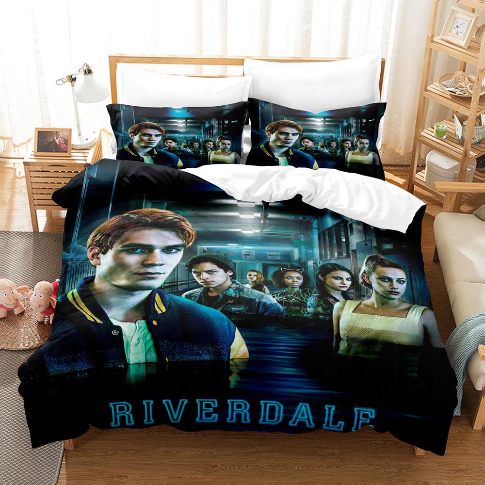 Постельное белье ТВ R-Riverdale Комплект Арчи Эндрюс Бетти Купер Пододеяльник Комплект постельного белья Чехол на одеяло Наволочка Для девочек Мальчиков Подростковый Декор