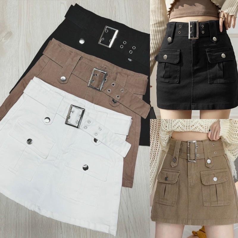 Рабочая одежда трапециевидной формы, юбка-полуюбка, новинка 2023 года, короткая юбка с несколькими карманами, брюки