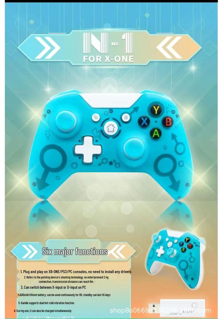 Compatible Wired Dual Motor Vibration Controller for Xbox 360 & PC
