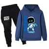 PB1337 Детские комплекты для мальчиков и девочек: Худи с принтом Astro Bot и брюки