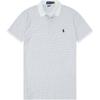 Polo Ss25 Поло с коротким рукавом, вышитым логотипом по всей поверхности, мужской топ MNPOKNI1N820625-100