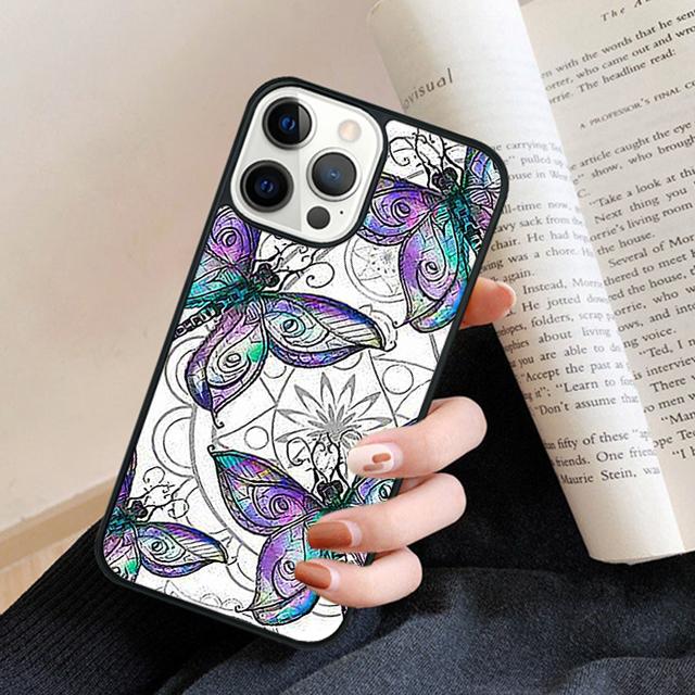Beautiful Butterfly Nature Wildlife Soft Phone Case Cover for iPhone 17 Air 16 15 14 13 11 12 Pro Max Plus
