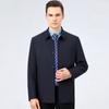 Spring and Autumn Jacket Men's Civil Servant Administrative Middle-aged Business Casual Cadre Jacket Lapel Dad Jacket