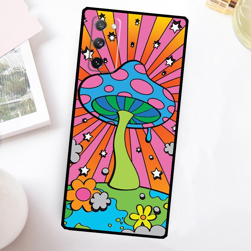 Чехол-гриб-пришелец Trippy Shrooms для Samsung Galaxy S22 S23 S24 Ultra Plus Note 10 20 S8 S9 S10 S20 FE S21 FE