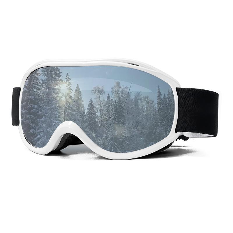 New spherical ski goggles for men and women, double-layer anti-fog ski goggles, outdoor cylindrical snow goggles