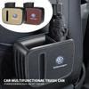 B6 2025 Горячее для Volkswagen 1 шт. Многофункциональный автомобильный мусорный бак на спинку сиденья Ящик для хранения Для Volkswagen VW Jetta Polo T4 T5 T6 Sharan