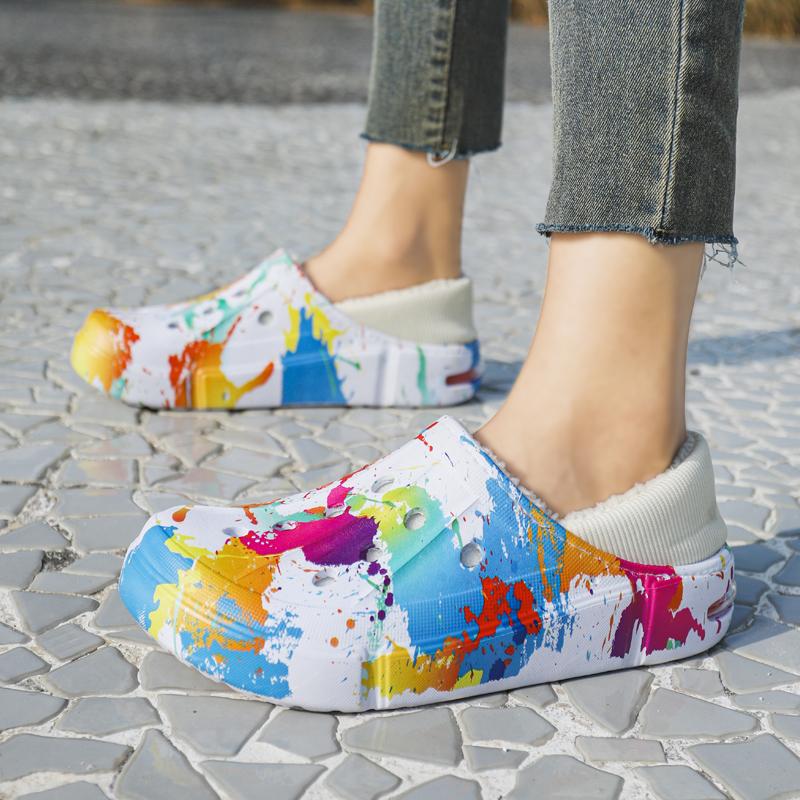 Fashion Women's Winter Slippers Soft Warm House Indoor Fashion Men Couples Boys Girl Shoes Comfortable Eva Soft Sole Light Weight