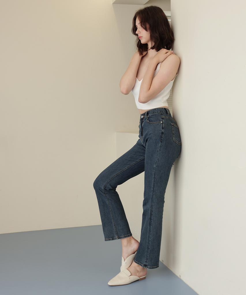 Leobeucham [Джинсы Linda Bootscut_Классический синий] Linda Bootscut Denim Pants_Cb