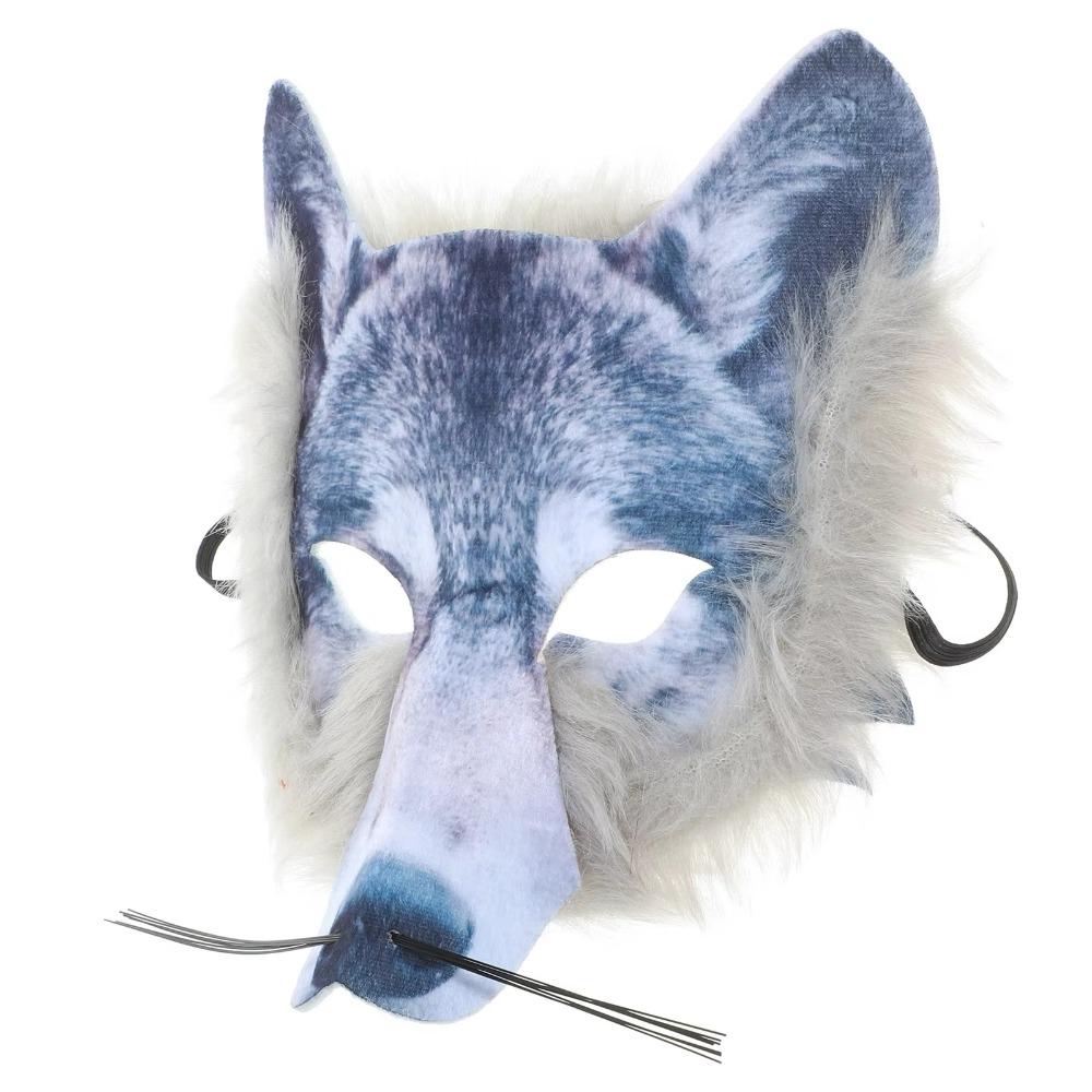 PVC Animal Face Cosplay Prop Realistic Carnival Party Mask High Quality Halloween Party Mask