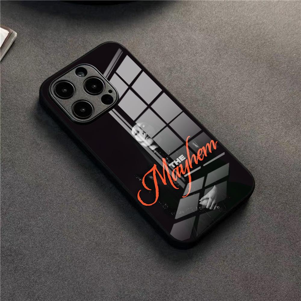 LADY-GAGA - MAYHEM Чехол для телефона Для 17 Pro Max IPhone 16 Pro 14 12 11 13 Mini X XR XS 15 Plus SE Стеклянная крышка