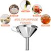 Detachable Strainer Kitchen Funnels Anti-slip Handle Funnel for Filling Small Bottles  Oil
