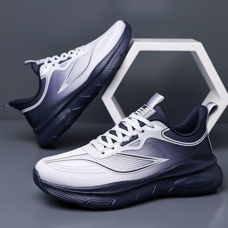 Мужская обувь новая большой размер мужская спортивная обувь студенческая мягкая подошва кроссовки сетка дышащая удобная холодная липкая обувь