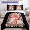 3pcs Duvet Cover Set (1*Duvet Cover + 2*Pillowcase, Without Core), Karol G Print Soft All‑Season Bedding Set, Home Bedroom Decor Gift