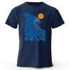 Summer Art Style Surfing Pure Cotton Short Sleeved Mens Daily Wear Plus Size Soft and Comfortable Travel Street Sports Tshirt