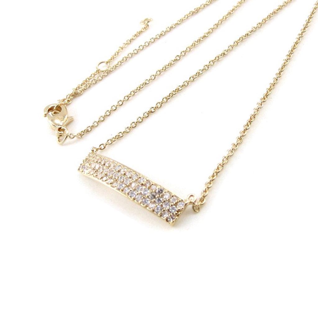 Les Trésors De Lily [J0160] - White 'Sissi' Gold-Plated Necklace