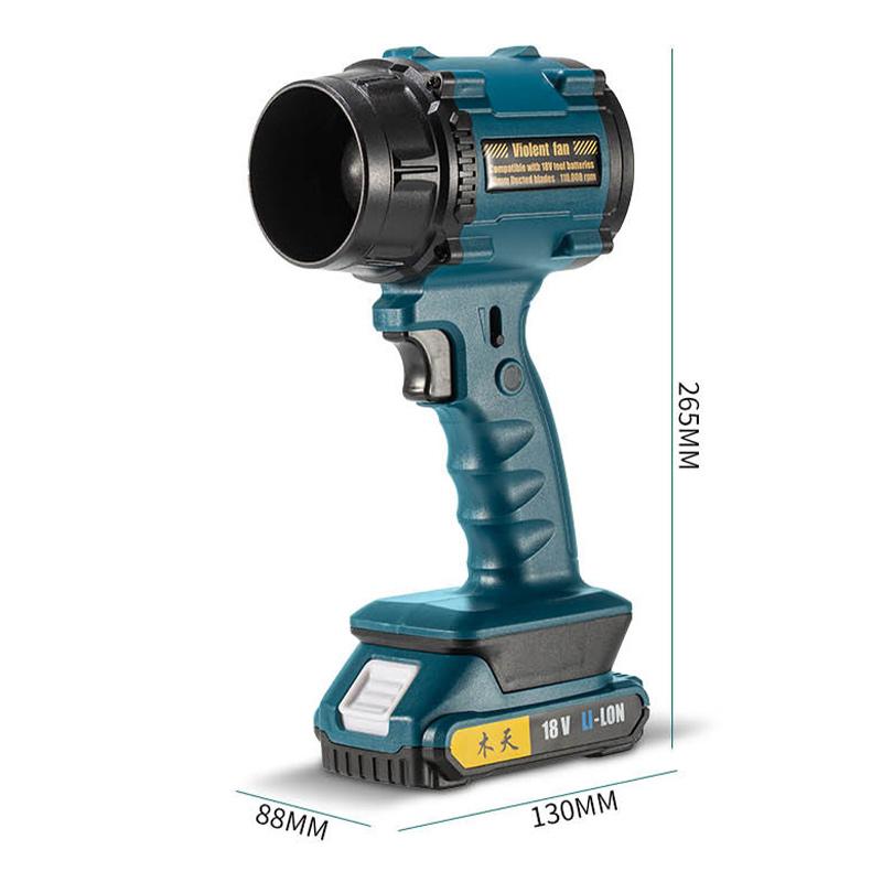 Бесщеточный электрический турбореактивный вентилятор NEOpower 500 Вт 33000 об/мин 45 м/с воздуходувка сверхмощный инструмент для сдувания пыли для аккумулятора Makita 18 В