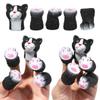 Washable Animal Cat Dog Hand Puppet Props Random Combination Finger Dolls