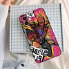 Чехол в панк-стиле с Человеком-пауком S-Spiderman для iPhone 1716 15 14 13 Pro Max 11 12 Mini X Xs XR Черный силиконовый чехол