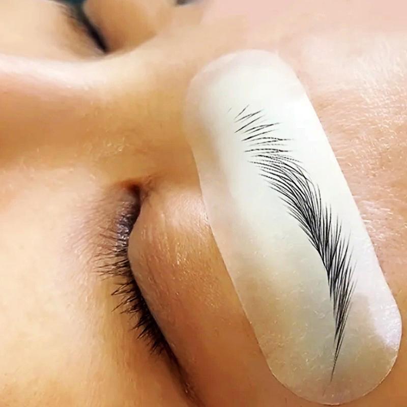 Permanent Eyebrow Practice Skin Makeup Tattoo Teacher Practical Sticker Beginner Adhesive Eyebrow Practice Tool