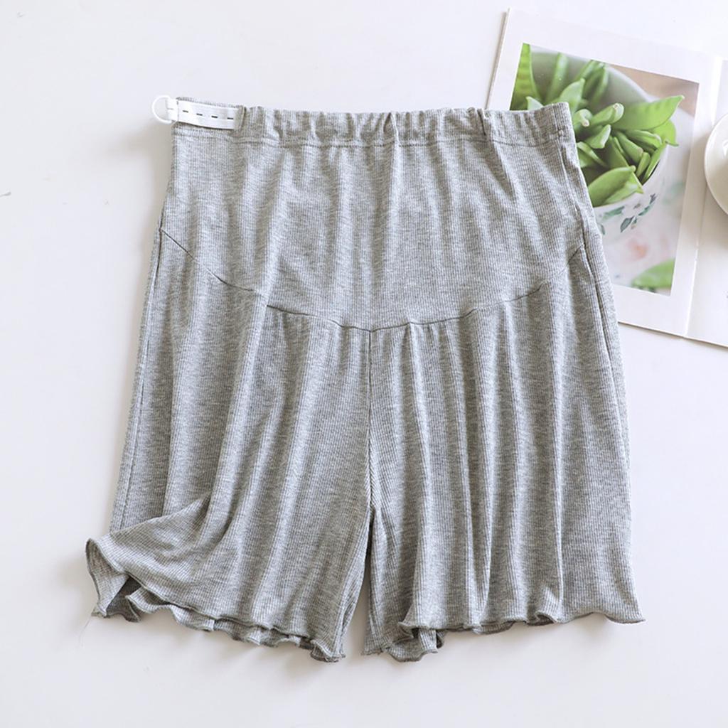 Women's Sleeping Pants Summer Thin Thread Belly Support Shorts Loose Fit Can Be Worn Outside Adjustable Home Pants