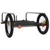 Bicycle Trailer Black 135 x 70 x 37 cm Iron