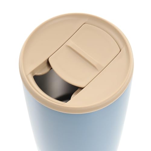 Термос JDP-400 BL Кружка-термос с крышкой, с вакуумной изоляцией, 13,5 жидких унций (400 мл), синий