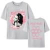 Album Sincerely KALI UCHIS Singer Tshirts Summer Unisex Streetwear Short Sleeve Cotton O-neck T-shirt Fashion Casual Women Tees