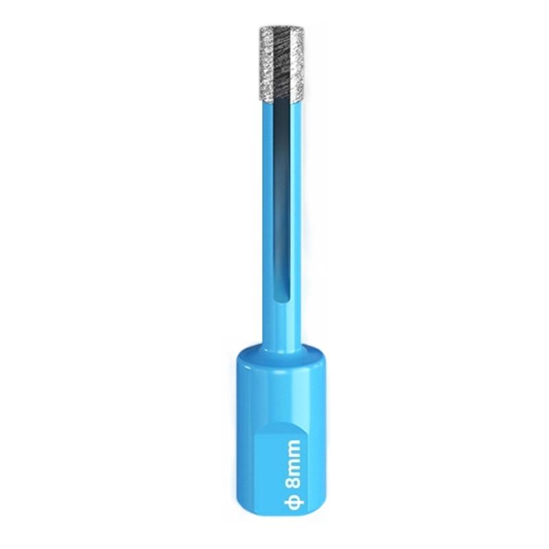 652F Thickened Diamantine Tip Grinder Hole Cutter 5 Segment Blade Design Reduced Vibration Clean Cutting for Glass Tile