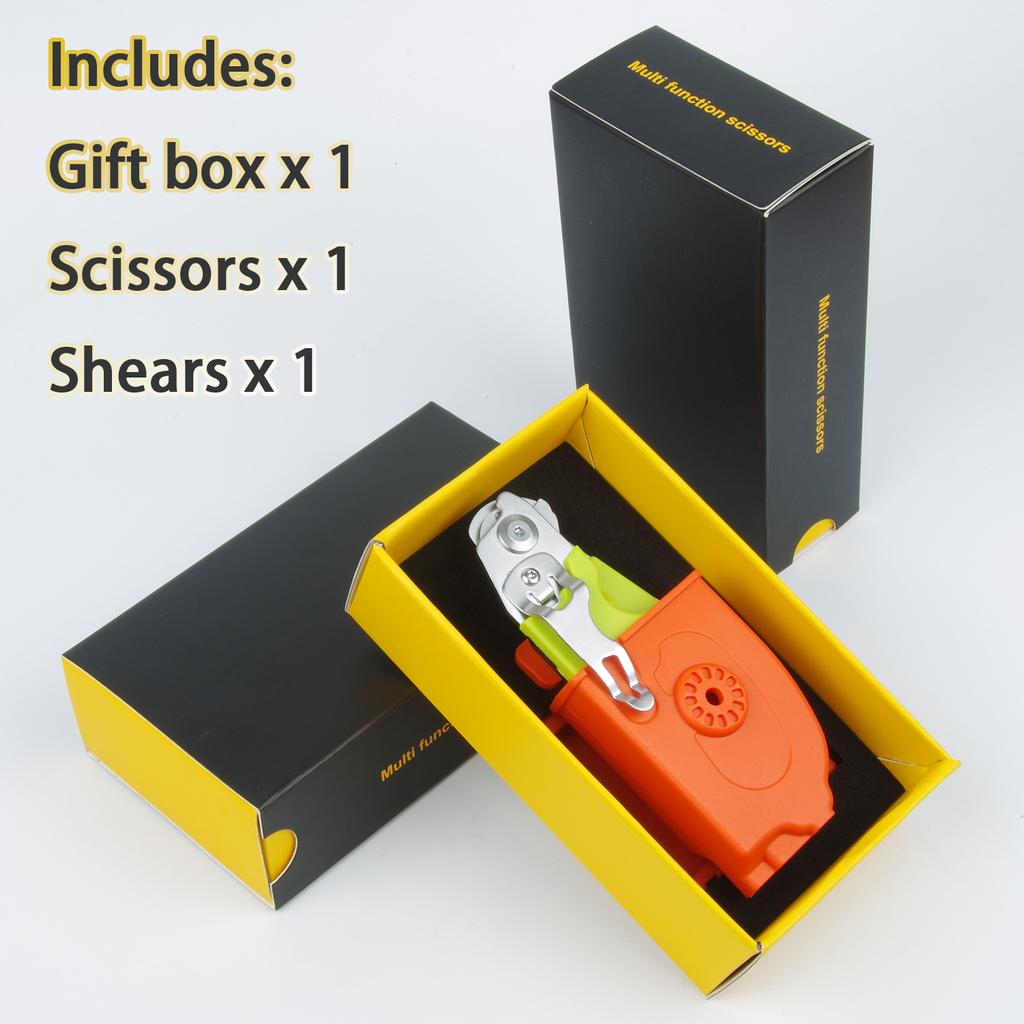 Многофункциональные ножницы, тактические плоскогубцы, инструмент для выживания на открытом воздухе, складной креативный гаджет, выдвижные ножницы из нержавеющей стали для хищников