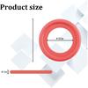 M14 10PCS Car Oil Drain Plug Gasket, OEM#12616850 Vehicle Engine Oil Pan Crush Washers, Automotive Sealing Gasket Replacement, Compatible with Escape