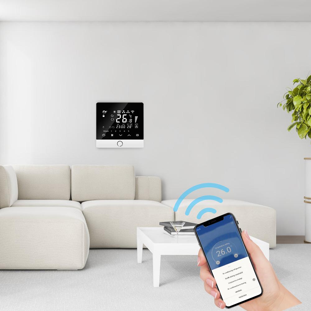 WiFi Smart Thermostat 5+2 Программируемый Энергосберегающий 3A Водонагреватель Tuya Голосовое Управление Термостат
