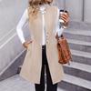 A New Autumn and Winter Fashion Suit Vest, Elegant and Stylish Sleeveless Jacket for Women