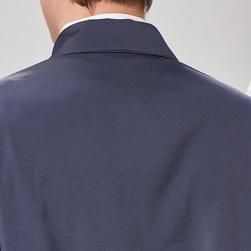 Men's Business Casual Thin Lapel Zip Jacket